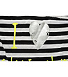 Лятна раирана черно-бяла рокля с гол гръб Sandara-2 снимка