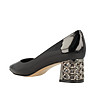 Черни дамски лачени обувки Aniela-2 снимка