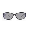 Дамски слънчеви очила в черно и кралскосиньо Elodie-1 снимка