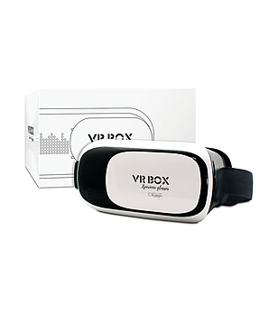 Бели VR очила за смартфон снимка