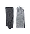 Дамски ръкавици в сиви нюанси-0 снимка
