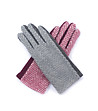 Дамски ръкавици в сиви нюанси-1 снимка