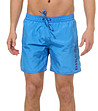 Мъжки плажни шорти в синьо-0 снимка