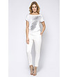 Дамска блуза в бяло Celia-2 снимка