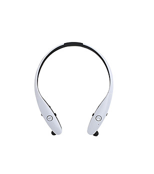 Бели влагоустойчиви слушалки за спорт с Bluetooth® снимка