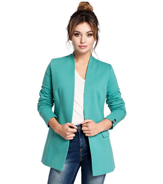 Зелено памучно дамско сако Jemima снимка