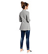 Сиво памучно дамско сако Jemima-2 снимка