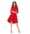 Червена рокля с дантела Caterina-0 снимка