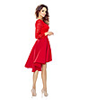 Червена рокля с дантела Caterina-1 снимка