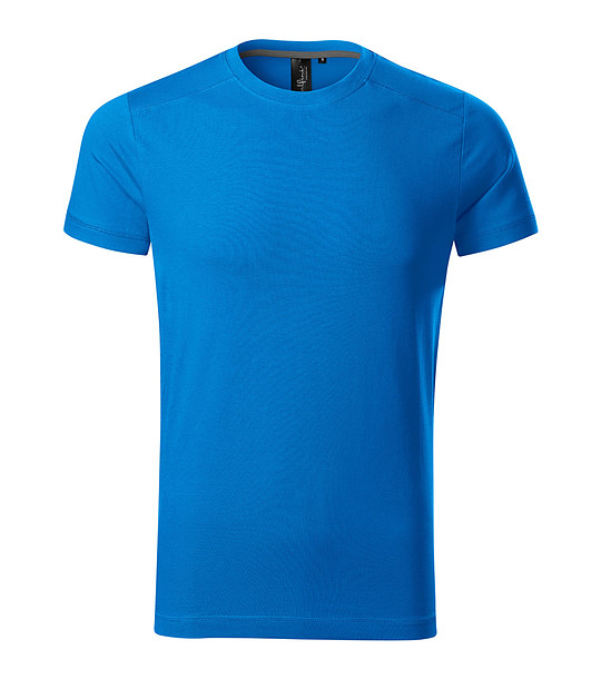 Мъжка памучна тениска в синьо Ellis снимка