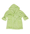 Детски халат за баня Solo в зелено-0 снимка