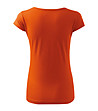 Дамска памучна тениска в оранжево Ness-1 снимка