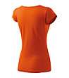 Дамска памучна тениска в оранжево Ness-3 снимка