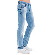 Мъжки памучни дънки в синьо Michael-2 снимка