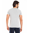 Мъжка памучна тениска в сив меланж Gustavo-1 снимка