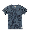 Мъжка памучна тениска в син нюанс Shura-0 снимка