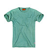 Мъжка памучна тениска Edwin в светлозелено-0 снимка