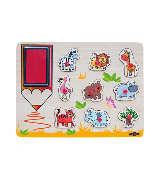 Комплект печати Африкански животни снимка