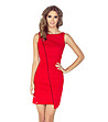 Червена рокля без ръкави Eileen-0 снимка