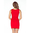 Червена рокля без ръкави Eileen-1 снимка
