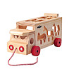Дървен камион сортер с животни-1 снимка