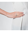 Дамски пръстен с покритие от бяло злато Affinity-1 снимка
