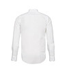 Бяла мъжка памучна риза Bartek-3 снимка