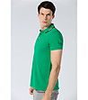 Памучна мъжка блуза в зелено Douglas-4 снимка