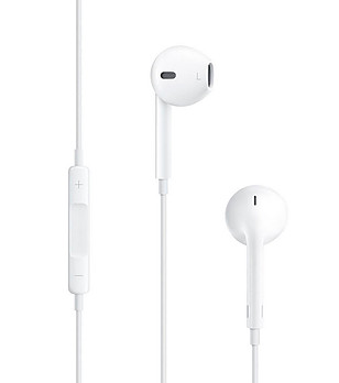 Бели слушалки снимка