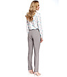 Дамски панталон в сиво-1 снимка