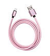 Розов USB кабел с висока устойчивост iPhone 5/6-0 снимка