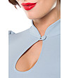 Светлосиня дамска блуза Simina-2 снимка