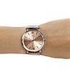 Дамски часовник в сребристо и розовозлатисто Tina-1 снимка