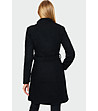Дамско черно палто Virginia-1 снимка