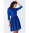 Синя рокля с яка Eleonor-2 снимка