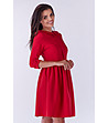 Червена рокля с яка Eleonor-2 снимка