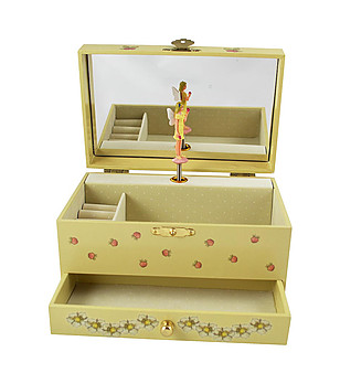 Музикална кутия с чекмедже Феята на ягодите снимка