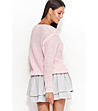 Дамски пуловер в розов нюанс Gisele-3 снимка