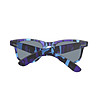 Unisex слънчеви очила тип уейфеър в сини и лилави нюанси-2 снимка