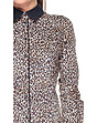 Дамска риза в цвят екрю с леопардов принт Ivy-3 снимка