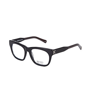 Unisex диоптрични черни рамки за очила снимка