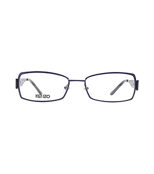 Тъмнолилави правоъгълни дамски рамки за очила снимка