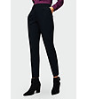 Черен дамски панталон с басти Lisa-2 снимка
