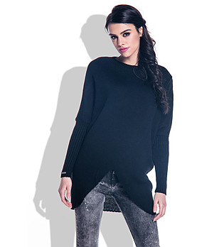 Черен дамски пуловер Avisia снимка