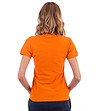 Оранжева памучна дамска блуза Ellie-1 снимка