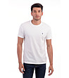 Мъжка памучна тениска в бяло Mario-0 снимка