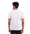 Мъжка памучна тениска в бяло Mario-1 снимка