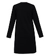 Черна рокля с дълги ръкави Eulalia-4 снимка
