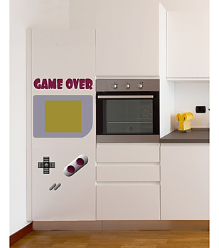 Декоративен стикер за стена Game over снимка
