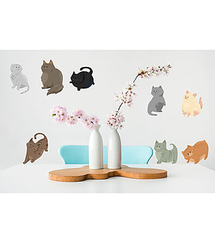 Декоративен стикер за стена Cats снимка